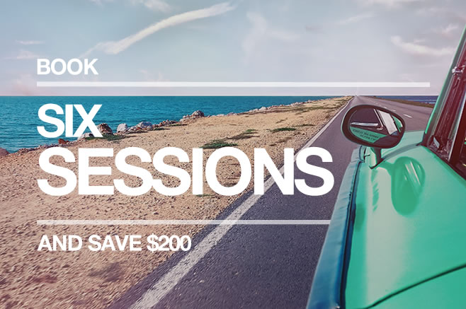 Book Six Sessions and Save